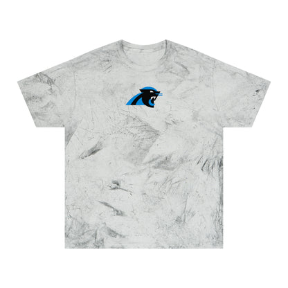 Carolina Football Tie-Dye Tee — Smoke, Black, Aqua & White