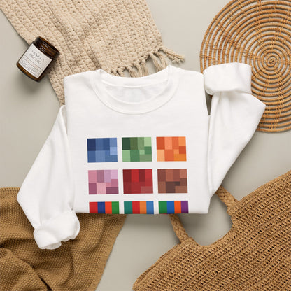 plate 386 crewneck - White
