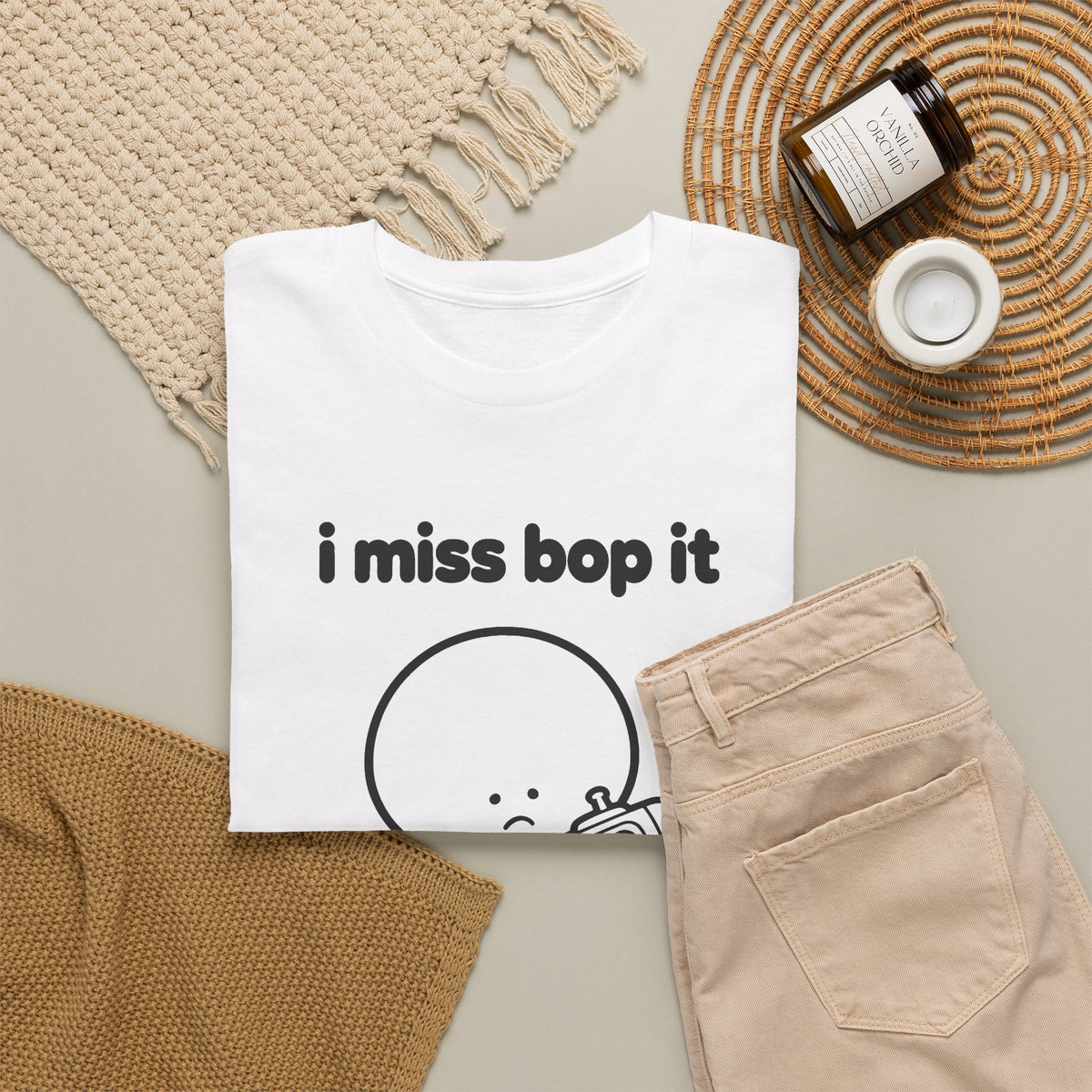 i miss bop it tee - White by lonelyboi