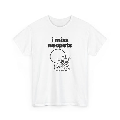 i miss neopets tee - White