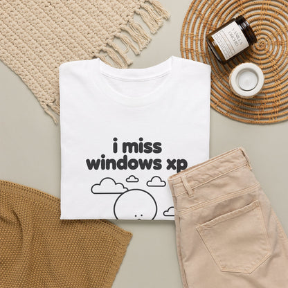 i miss windows xp tee - White