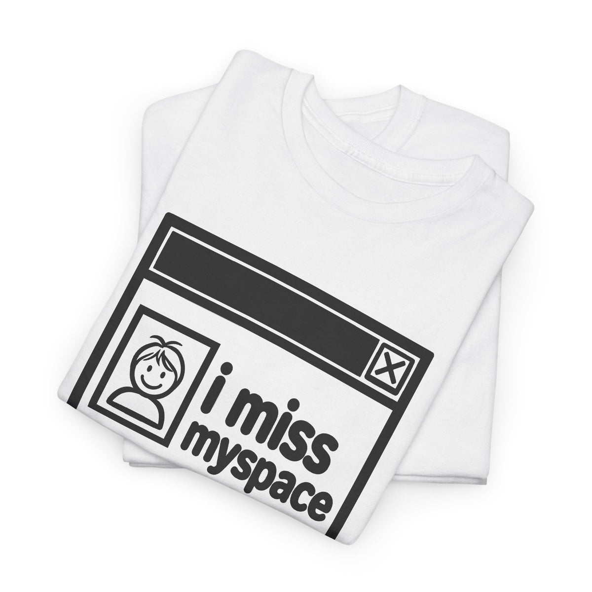 i miss myspace error tee - White by lonelyboi