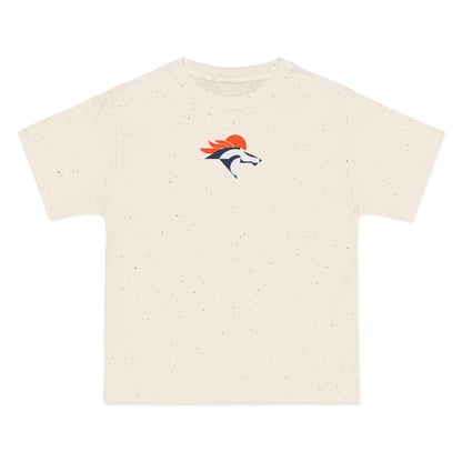 Denver Football Heavyweight Tee — Natural, Orange, White & Navy