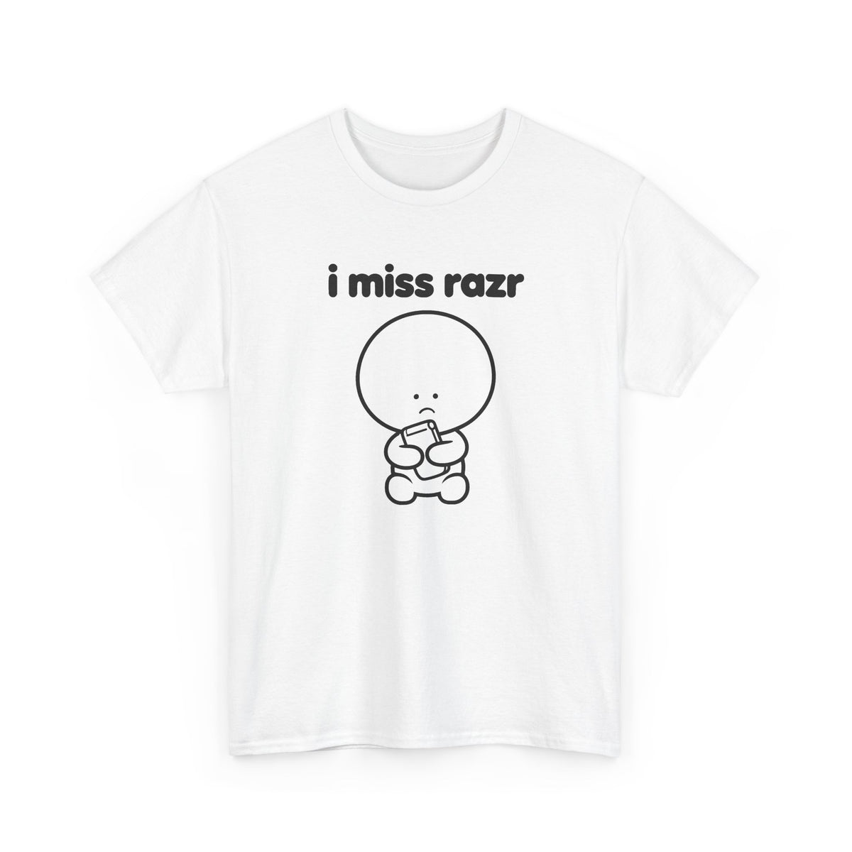 i miss razr tee - White by lonelyboi