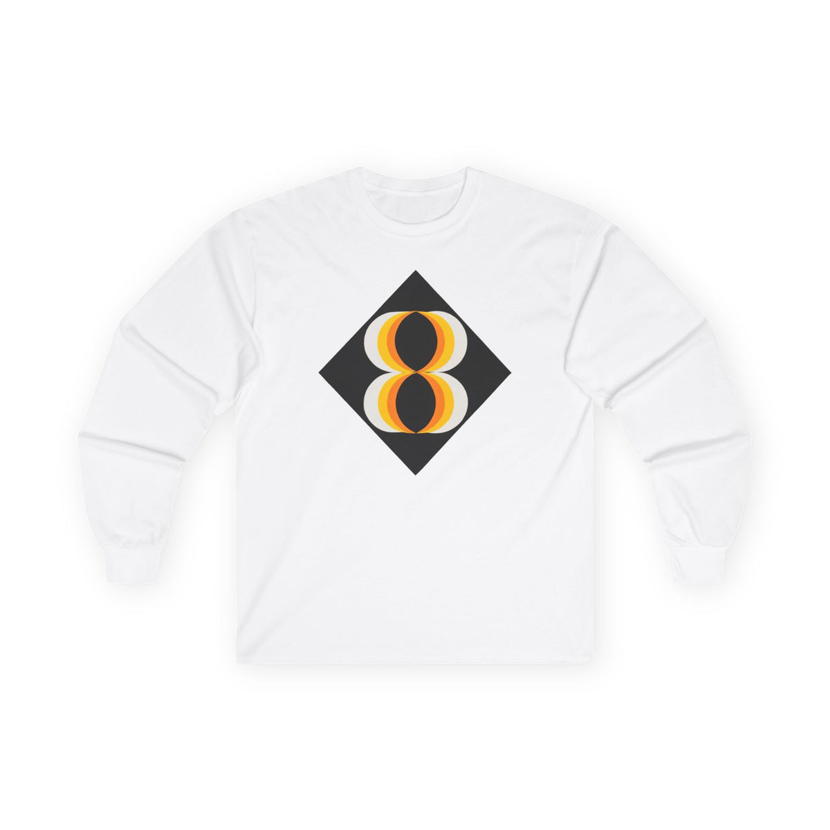plate 207 long sleeve tee - White