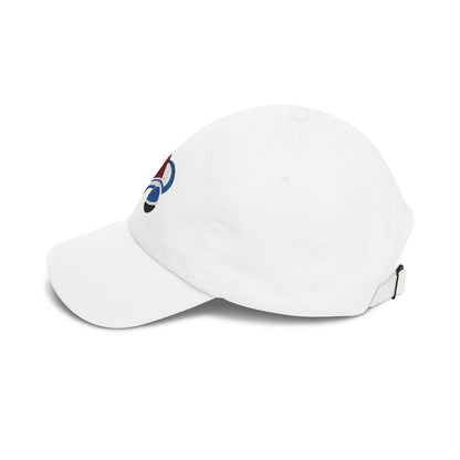 Colorado Hockey Dad Cap — Embroidered, Royal, Maroon & White