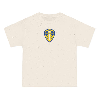 Leeds Soccer Heavyweight Tee — Natural, Royal, Gold & White