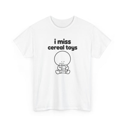 i miss cereal toys tee - White