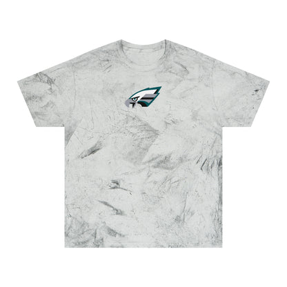 Philadelphia Football Tie-Dye Tee — Smoke, Grey, Kelly Green & White