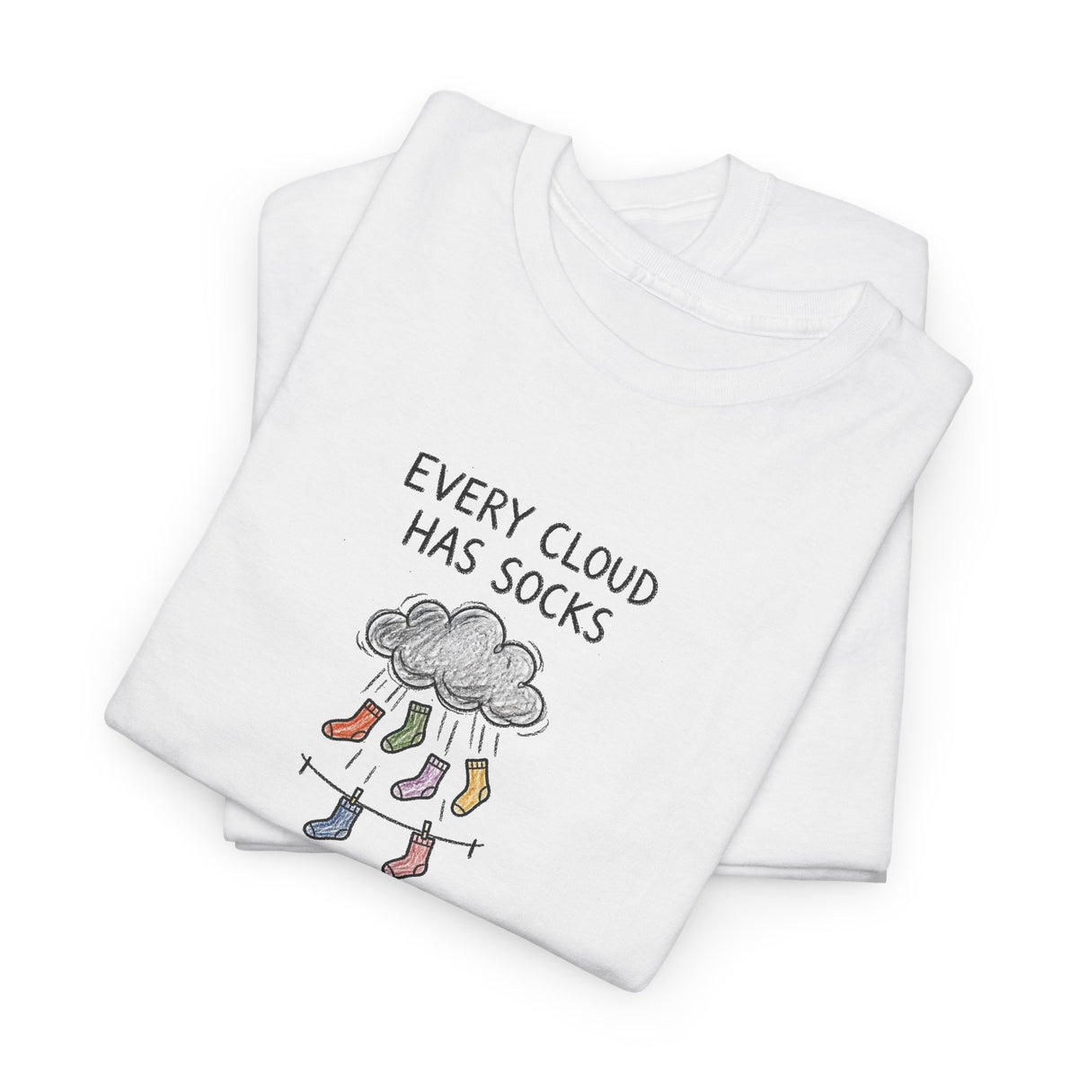 Cloud Socks tee by doodledude