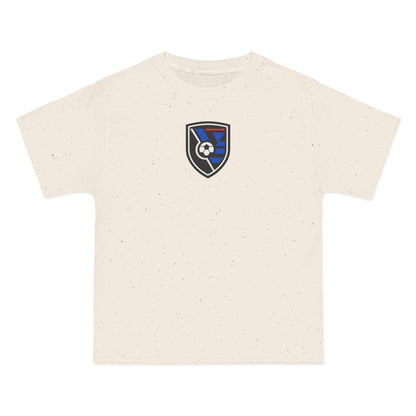 San Jose Soccer Heavyweight Tee — Natural, Black, White & Royal
