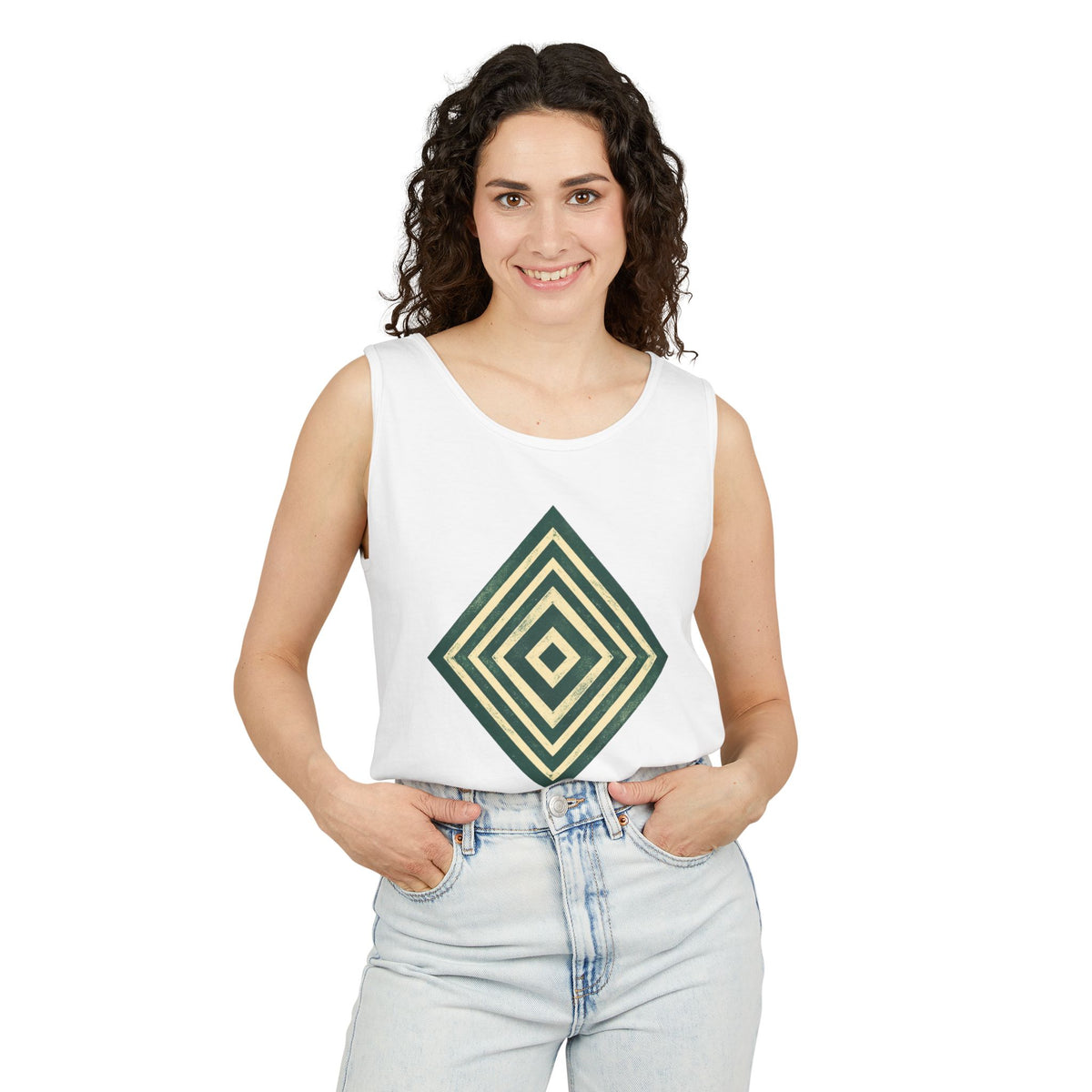 plate 242 tank - White