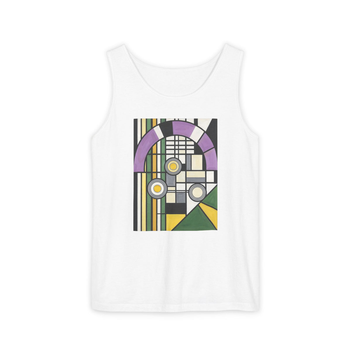 plate 078 tank - White
