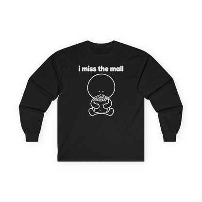 i miss the mall long sleeve tee - Black