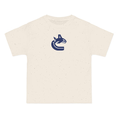 Vancouver Hockey Heavyweight Tee — Natural, Navy & Off-White