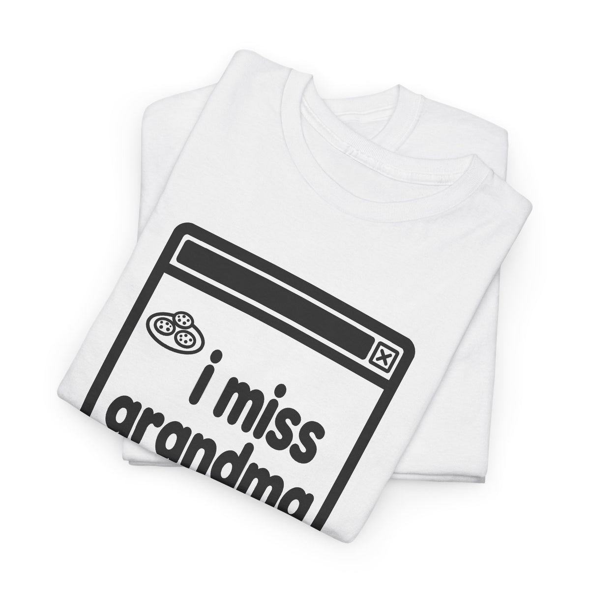 i miss grandma error tee - White by lonelyboi