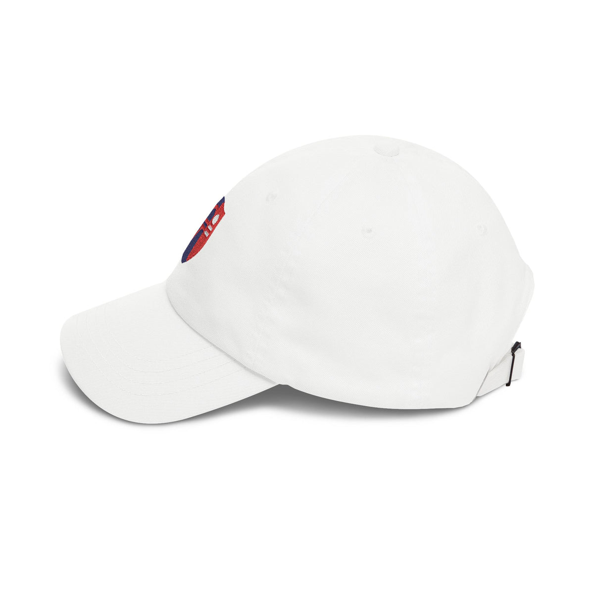 St. Louis Soccer Dad Cap — Embroidered, Navy, Red & White