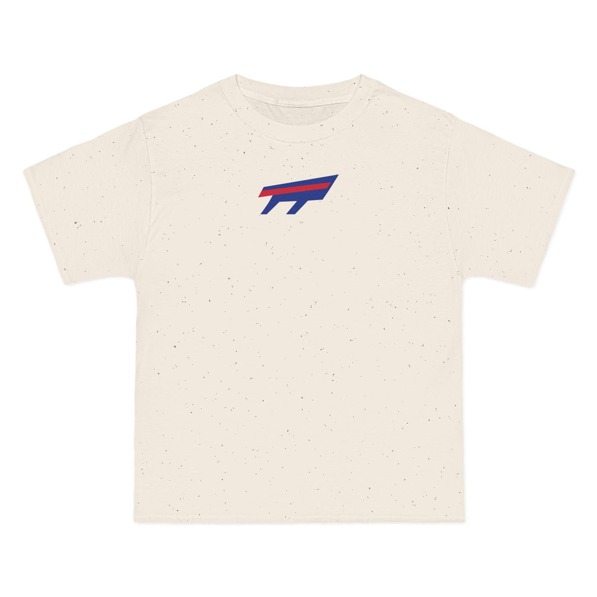 Buffalo Football Heavyweight Tee — Natural, Royal & Red