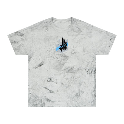 Minnesota Soccer Tie-Dye Tee — Smoke, Grey, Black & Aqua