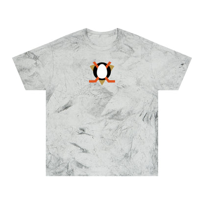 Anaheim Hockey Tie-Dye Tee — Smoke, White, Black & Orange