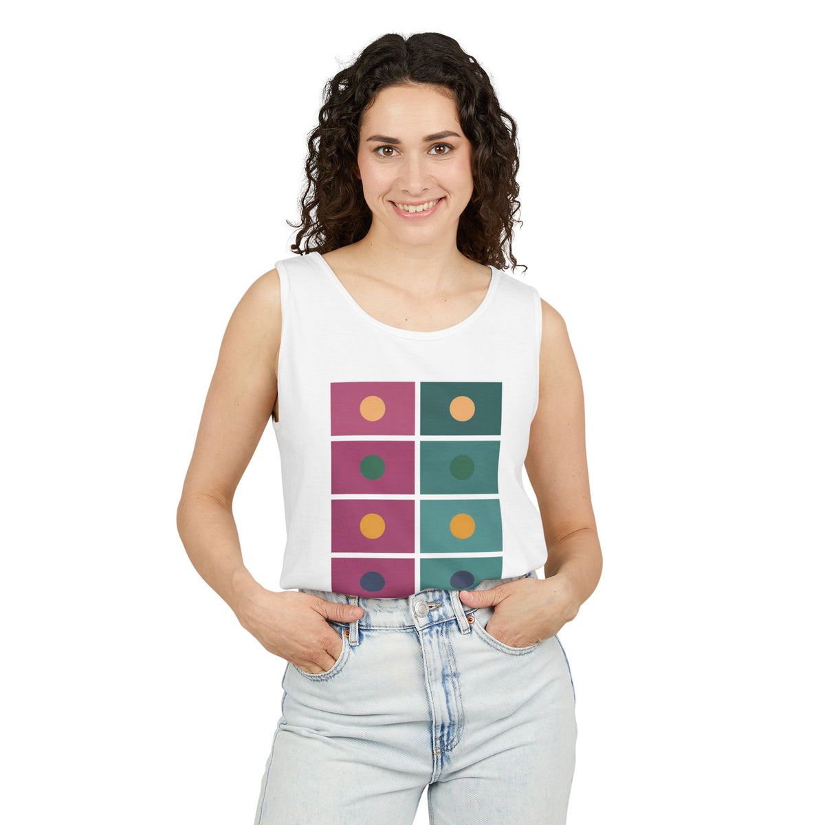 plate 289 tank - White