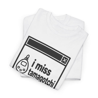i miss tamagotchi error tee - White