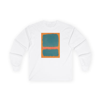 plate 357 long sleeve tee - White