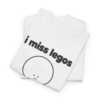 i miss legos tee - White