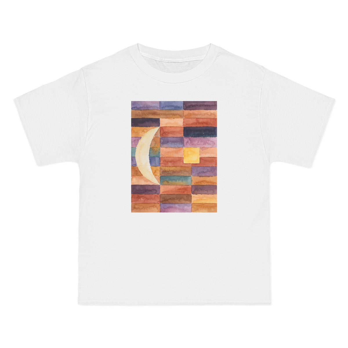 plate 370 beefy tee - White by onlycolor