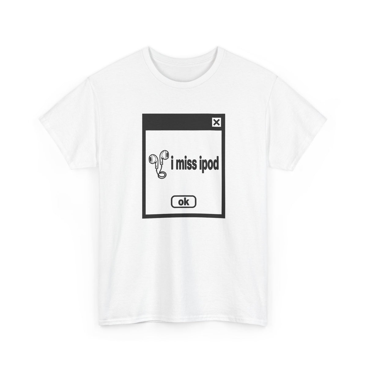i miss ipod error tee - White by lonelyboi