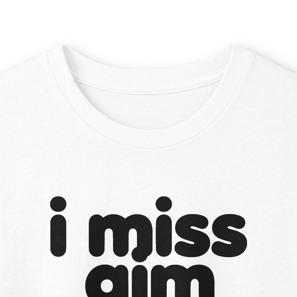 i miss aim long sleeve tee - White by lonelyboi