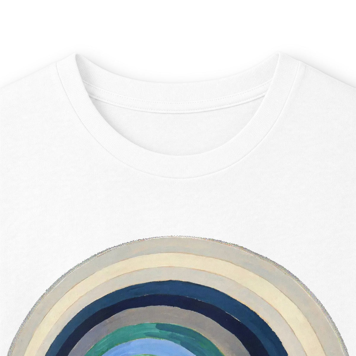 plate 105 long sleeve tee - White