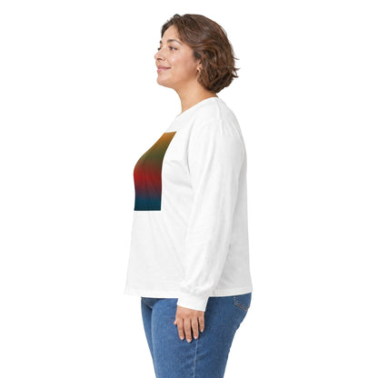 plate 461 long sleeve tee - White