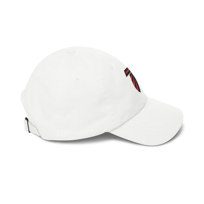 Atlanta Football Dad Cap — Embroidered, Black & Red