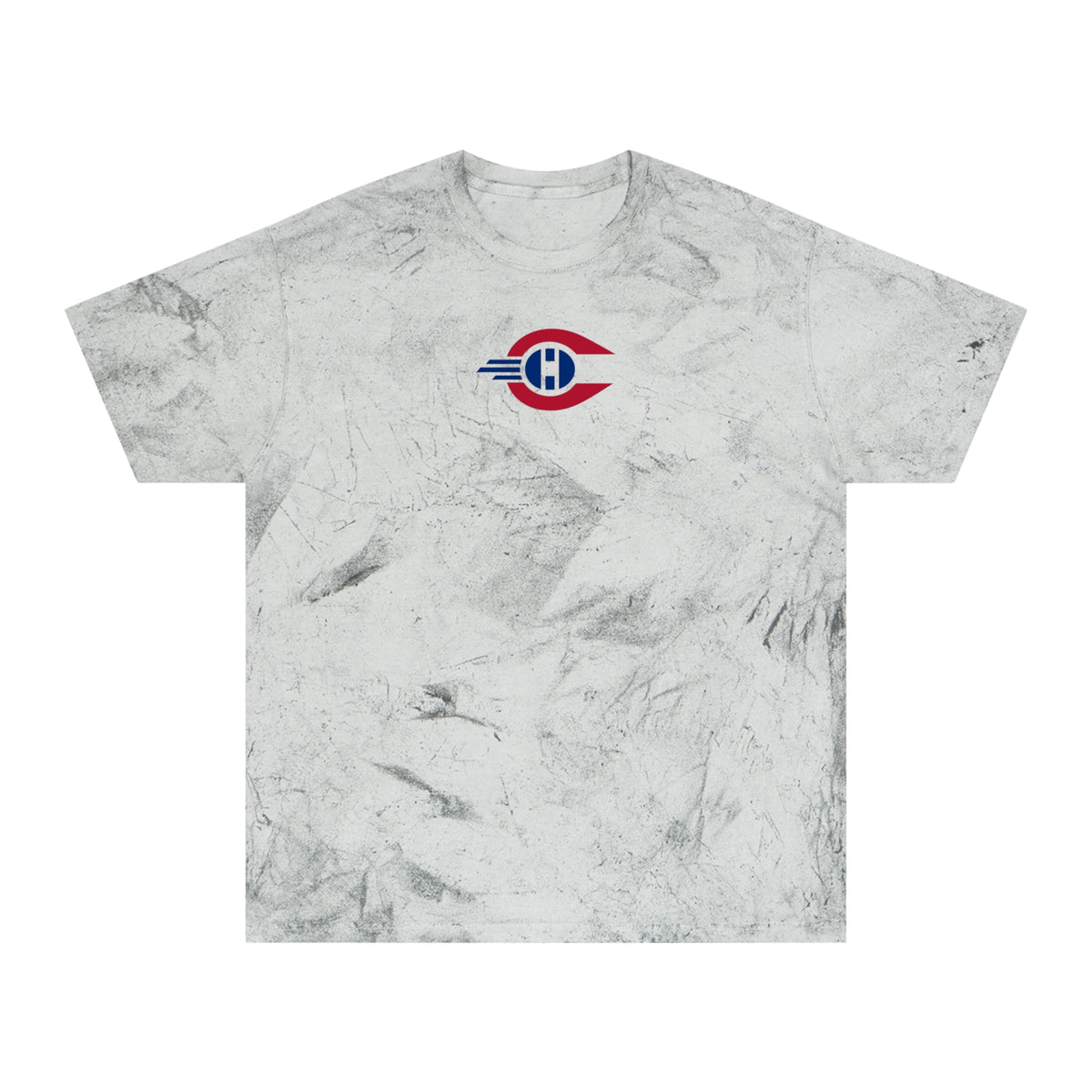 Montreal Hockey Tie-Dye Tee — Smoke, Red & Navy