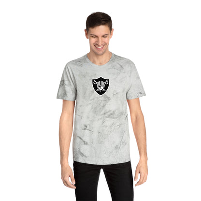 Las Vegas Football Tie-Dye Tee — Smoke, Black, White & Grey