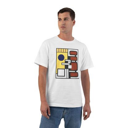 plate 047 beefy tee - White