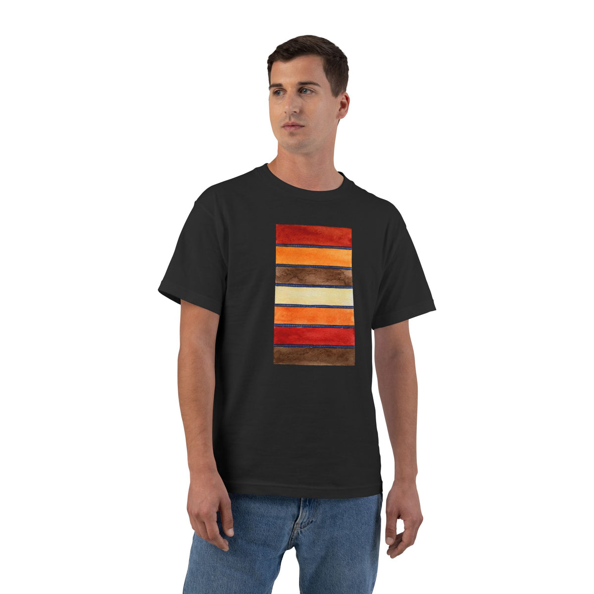 plate 133 beefy tee - Black