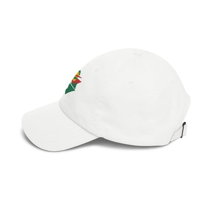 Minnesota Hockey Dad Cap — Embroidered, Kelly Green, Red & Gold