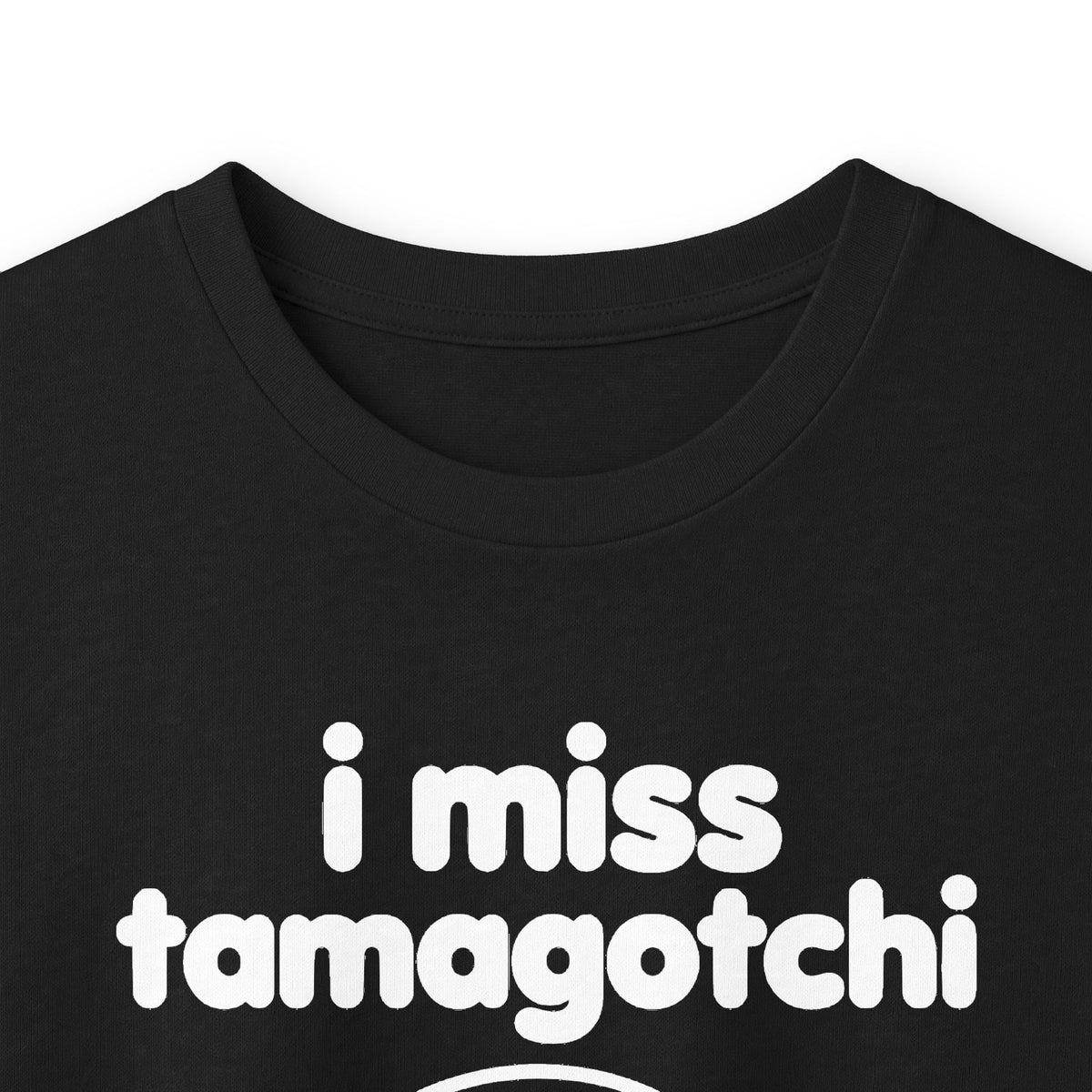 i miss tamagotchi long sleeve tee - Black by lonelyboi