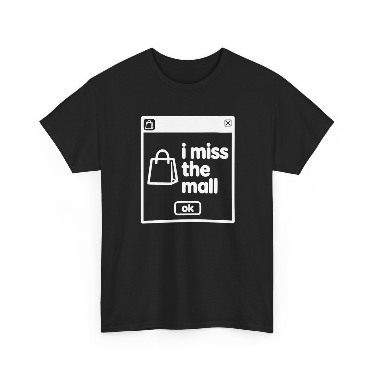 i miss the mall error tee - Black by lonelyboi