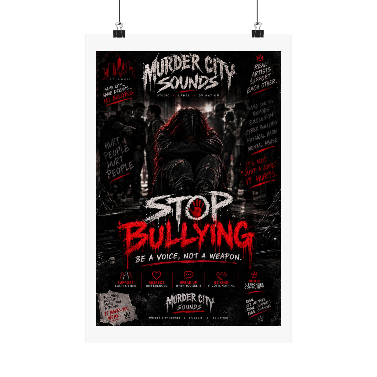 MCS Anti Bullying Poster by murder-city-merch