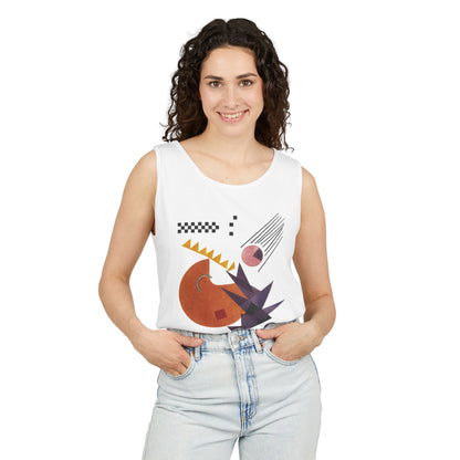 plate 073 tank - White
