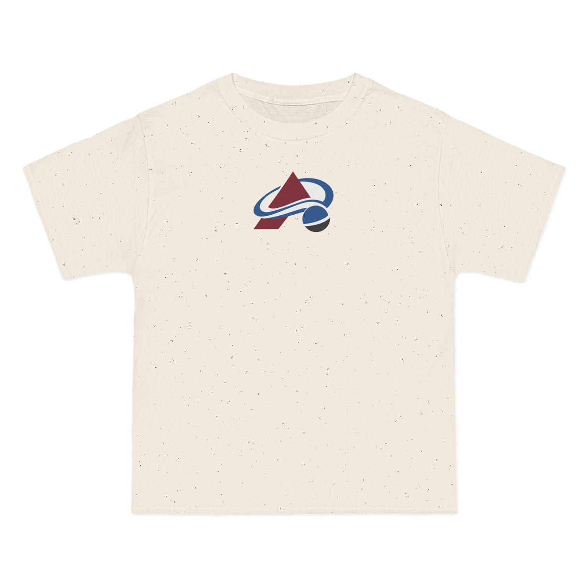 Colorado Hockey Heavyweight Tee — Natural, Royal, Maroon & White