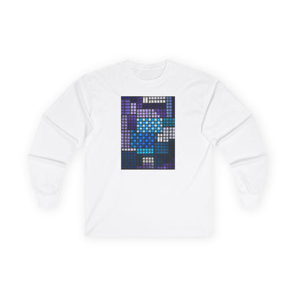 plate 002 long sleeve tee - White