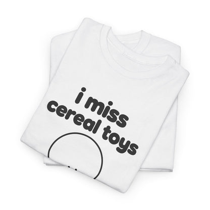 i miss cereal toys tee - White