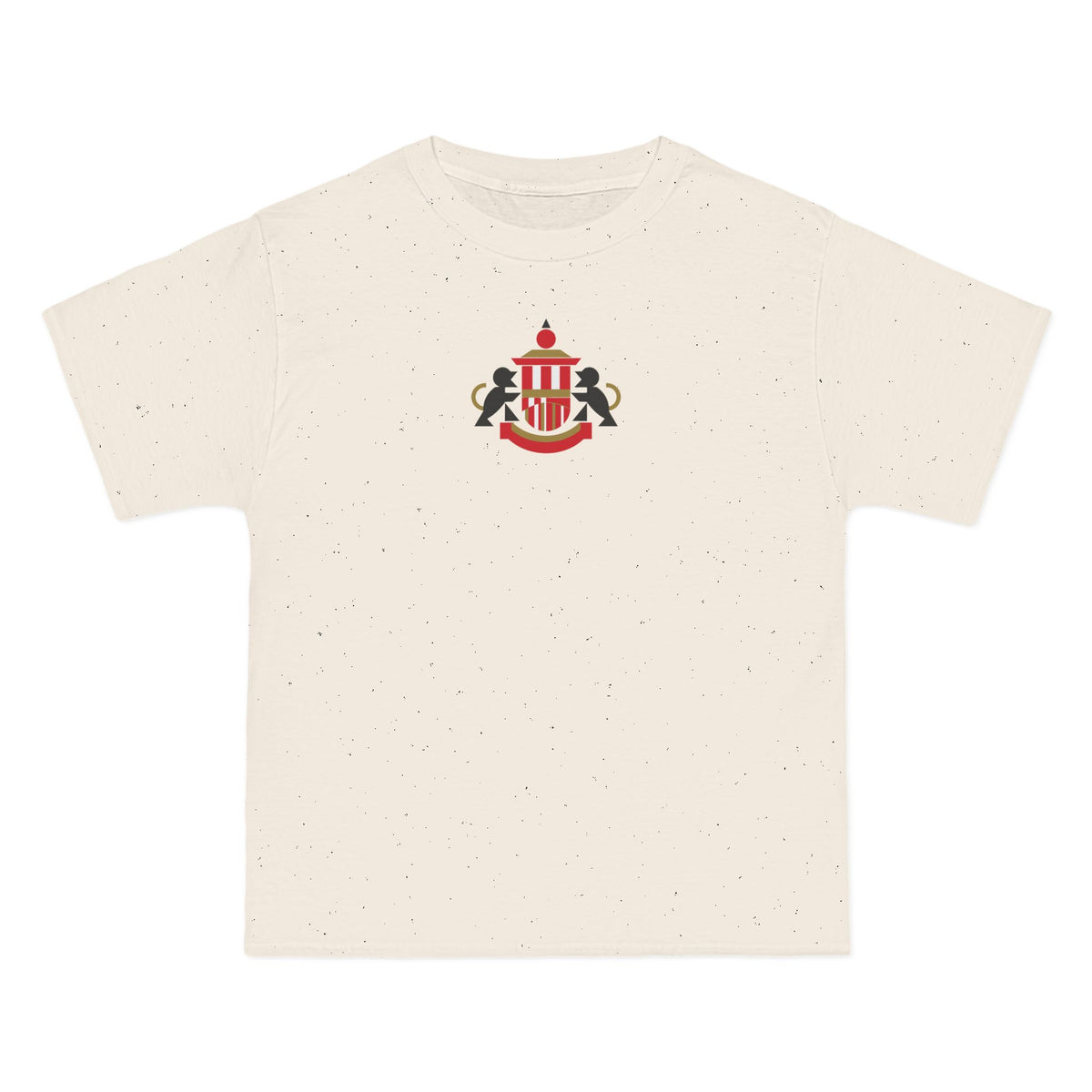 Sunderland Soccer Heavyweight Tee — Natural, Red, Black & Old Gold