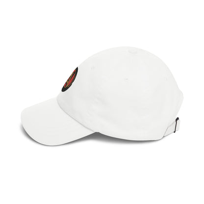 Atlanta Soccer Dad Cap — Embroidered, Black, Old Gold & Red