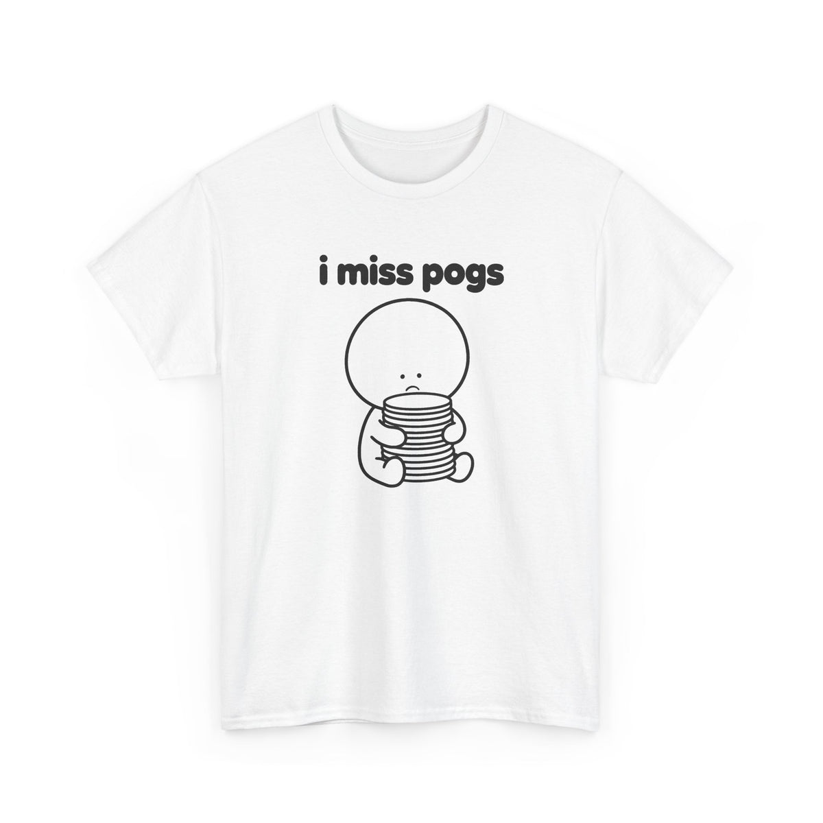 i miss pogs tee - White
