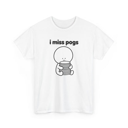 i miss pogs tee - White